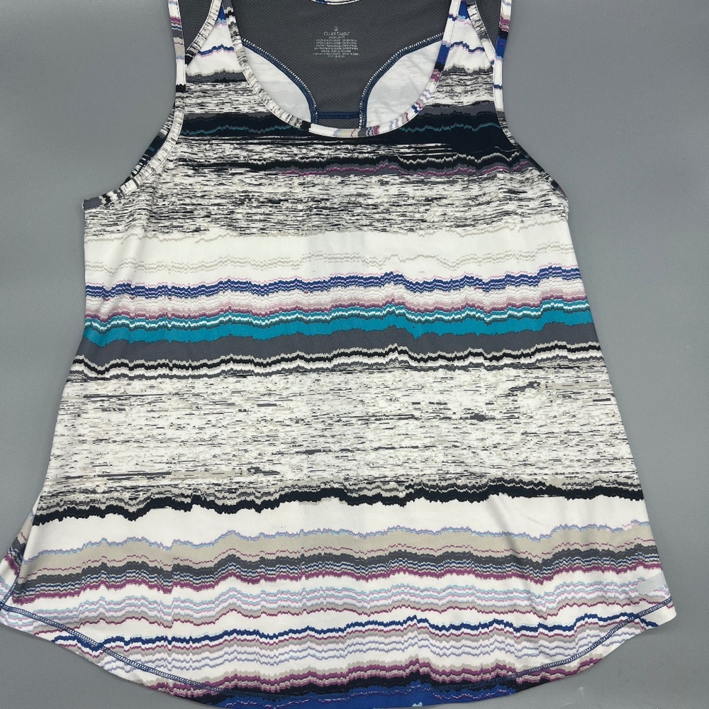 Cuddl Duds Activewear, short sleeve top.Size Large